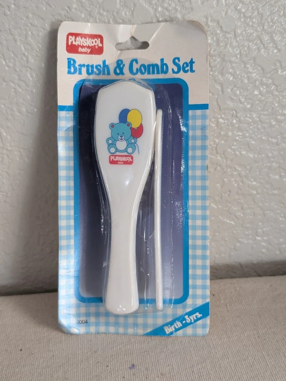 Vintage 1986 Playskool Baby Brush & Comb 2 pc Set New Sealed Collectible 80's